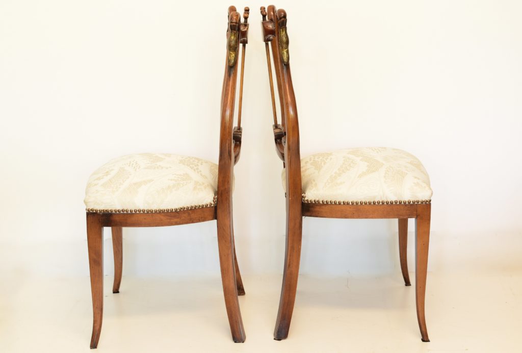 Set 4 scaune Art Nouveau (6) Set 4 scaune Art Nouveau