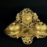 Suport birou cu 2 calimari