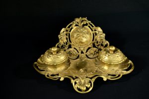 Suport birou cu 2 calimari