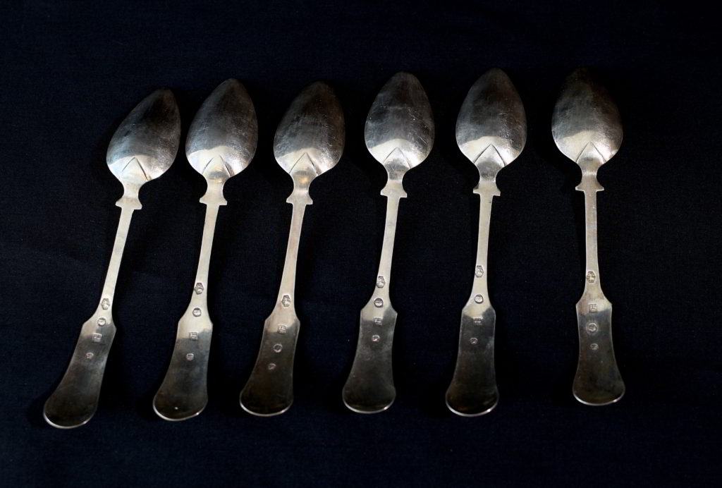 Set 6 lingurite din argint J.Blom (3) Set 6 lingurite din argint J.Blom