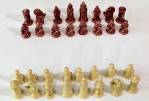 Set de sah din portelan