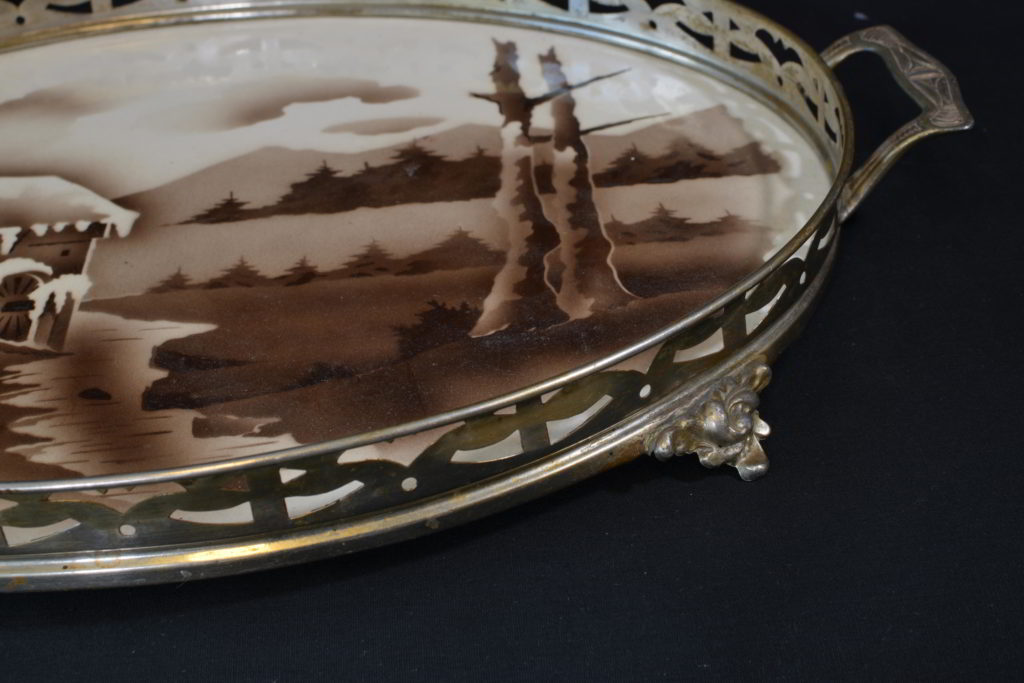 Tava Art Nouveau pictata