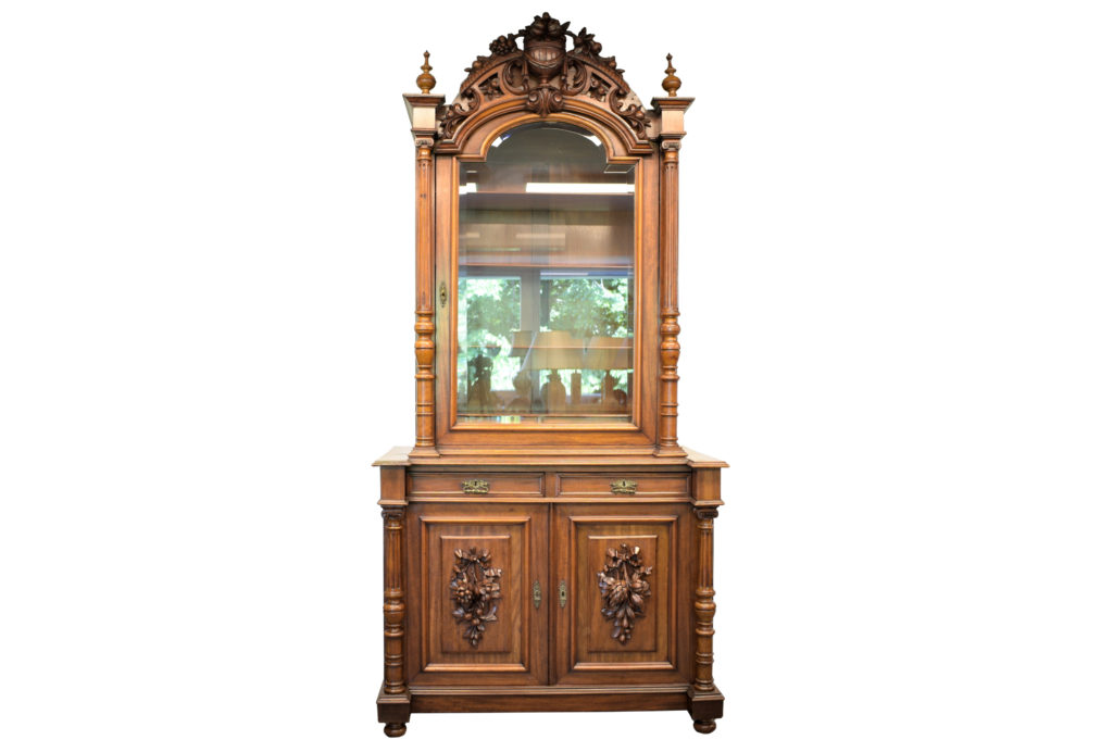 Vitrina olandeza din mahon (1) Vitrina olandeza din mahon