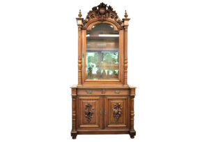 Vitrina olandeza din mahon