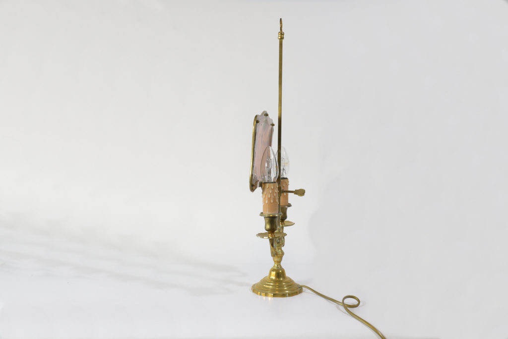 Veioza cu ecran din bronz