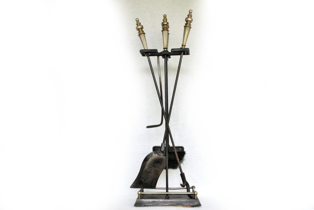 Set din fonta pentru semineu (6) Set din fonta pentru semineu